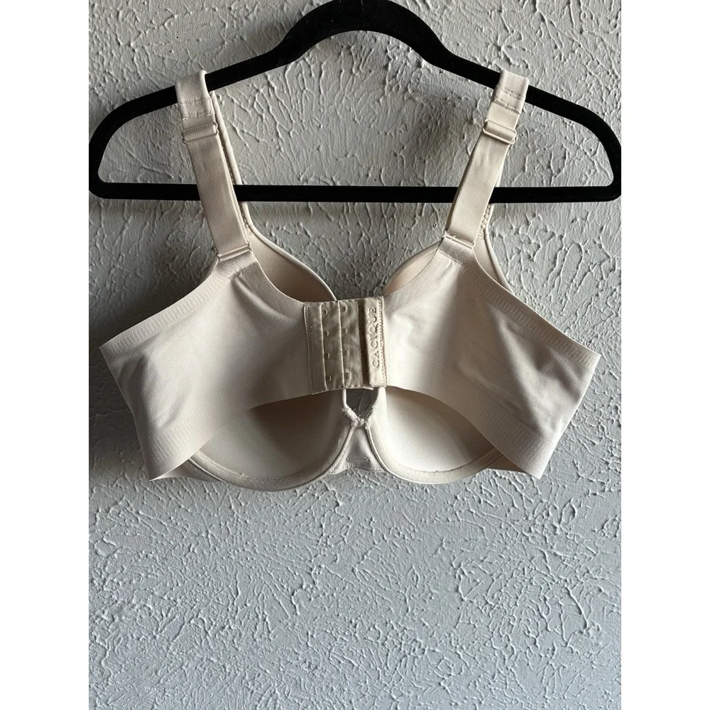 Cacique 38D Lightly Lined Full Coverage Underwire Bra Beige Nude 1142245